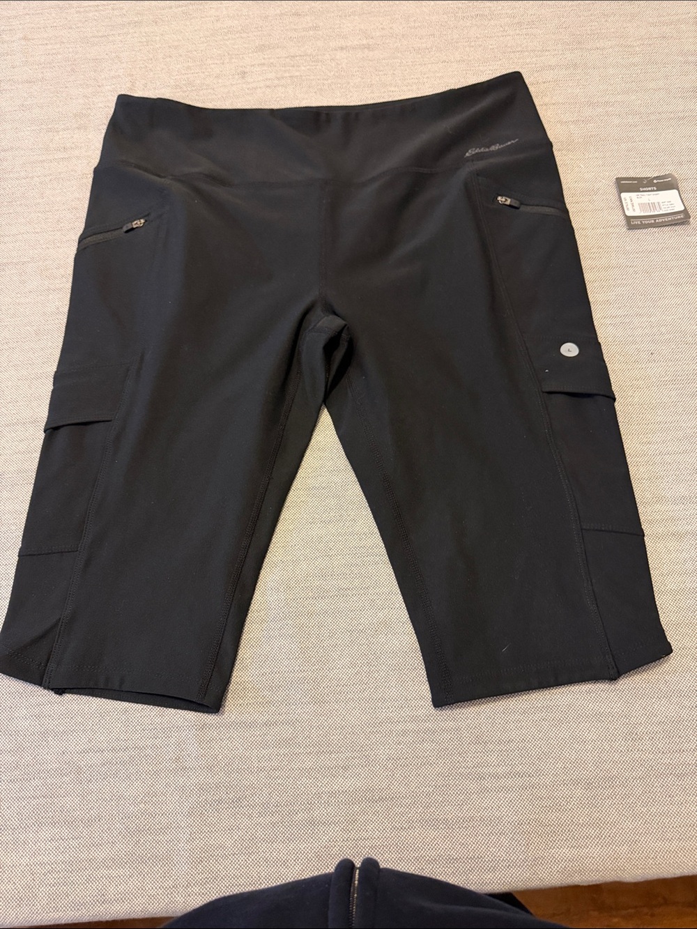 Eddie Bauer Black Women’s trail tight shorts black